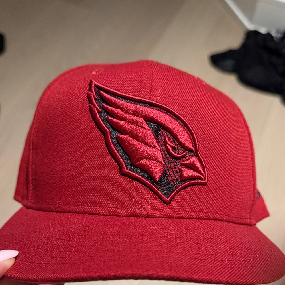 Red Baseball Cap with Cardinal Logo